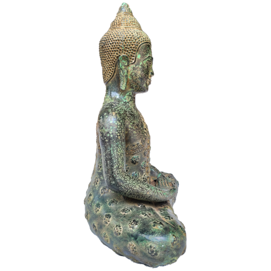 Buddha Meditation Statue 29.21x22.22x13.54cm Bronze